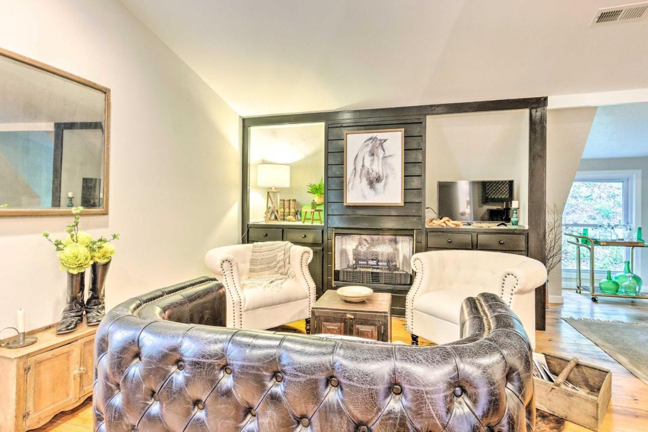 Upscale Rustic Duplex On Stream, Near Blowing Rock Luaran gambar